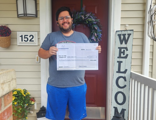 Vladimir 152 Chew Overlook Park Scholarship Check