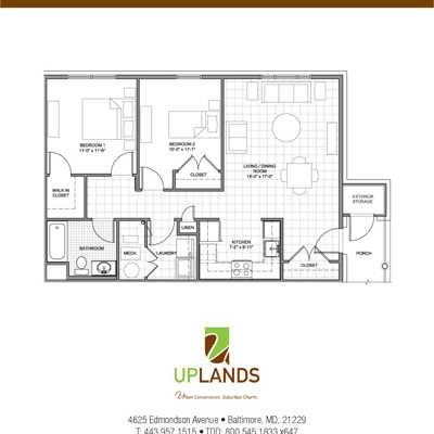 2 Bedroom (B)