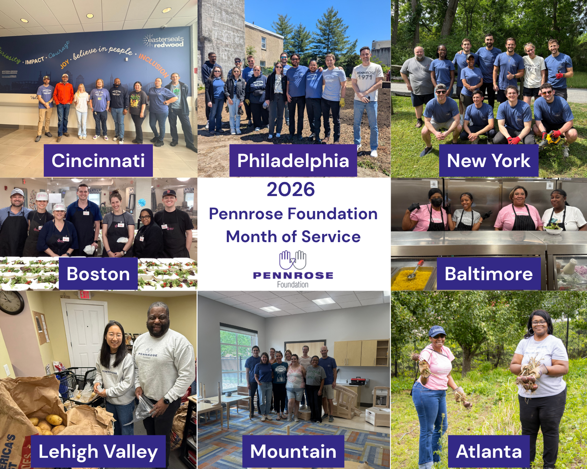 Pennrose and the Pennrose Foundation Complete Nationwide Month of Service with More Than 1,100 Volunteer Hours